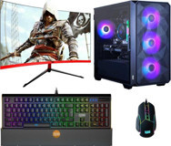 Turbox TX4207 Harici Radeon RX 580 AMD Ryzen 5 5500 16 GB Ram 1 TB SSD Tower FreeDos 27 inç Monitörlü Masaüstü Oyuncu Bilgisayarı