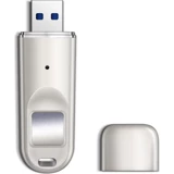 DM FD069 Şifreli USB 3.0 Usb Type-A 128 GB Flash Bellek Gümüş