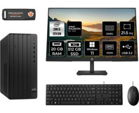 Hp Pro 290 G9 8T2W9ESMNT1367 Harici Radeon RX 550 Intel Core i5 13500 20 GB Ram 512 GB SSD Tower Windows 11 Home 21.5 inç Monitörlü Masaüstü Oyuncu Bilgisayarı + PER4 BELLEK