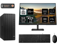 Hp Pro 290 G9 8T2W9ESMNT1343 Harici Radeon RX 550 Intel Core i5 13500 48 GB Ram 1 TB SSD Tower FreeDos 21.5 inç Monitörlü Masaüstü Oyuncu Bilgisayarı + PER4 BELLEK