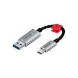 Lexar Jumpdrive C20C Şifreli Çift Taraflı USB 3.1 Lightning - Type-C 64 GB Flash Bellek Gri