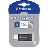 Verbatim Pinstripe Şifreli USB 2.0 Usb Type-A 16 GB Flash Bellek Siyah
