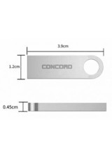 Concord ATM6727H0004 Mini USB 2.0 Usb Type-A 16 GB Flash Bellek Siyah