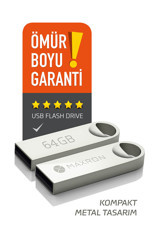 Maxron USB 2.0 Usb Type-A 64 GB Flash Bellek Gümüş