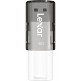 Lexar Jumpdrive S60 USB 2.0 Usb Type-A 16 GB Flash Bellek Gri Siyah