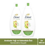 Dove Care By Nature Avokadolu Nemlendirici Duş Jeli 2x450 ml