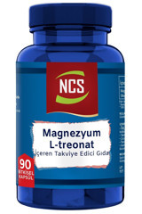 Ncs Magnesium L-Threonate Vejeteryan Ahududulu Yetişkin Mineral 90 Adet