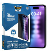 Buff Apple iPhone 15 Pro Max Temperli Cam Mat Ekran Koruyucu