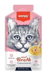 Wanpy Karidesli-Ton Balıklı Çorba Kedi Çorbası 50 gr