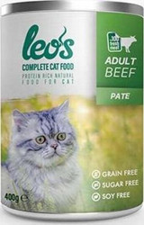 Leos Sığır Eti Yaş Kedi Maması 24x400 gr