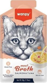 Wanpy Ton Balığı-Somonlu Çorba Kedi Çorbası 50 gr