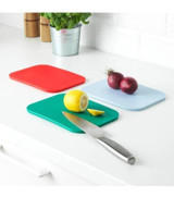 Ikea Plastik Küçük Çok Renkli 3'lü Kesme Tahtası