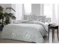 Taç Lily 4 Mevsim 200x220 cm Çarşaflı Çift Kişilik Nevresim Takımı Gri