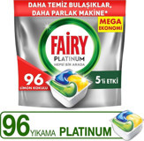 Fairy Platinum Plus Limon Tablet Bulaşık Deterjanı 96 Adet
