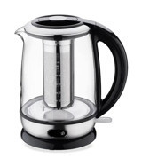 Korkmaz A961 Cam 1.7 lt 2200 W Işıklı Bej Kettle