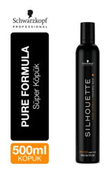 Schwarzkopf Silhouette Süper Tutucu Normal Saçlar İçin Hacim Veren Saç Köpüğü 500 ml