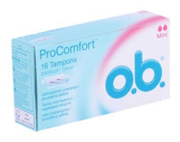 O.b. Pro Comfort Aplikatörlü Mini Tampon 16'lı