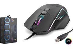 Hadron G330 RGB Kablolu Siyah Optik Gaming Mouse