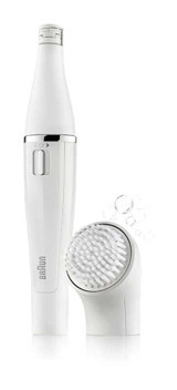 Braun FaceSpa 810 Yüz Kaş Bıyık İçin 2 Başlıklı Kablosuz Epilatör Beyaz