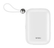 Wiwu Wi-P042 10000 mAh Dijital Göstergeli Type C Çoklu Powerbank Beyaz