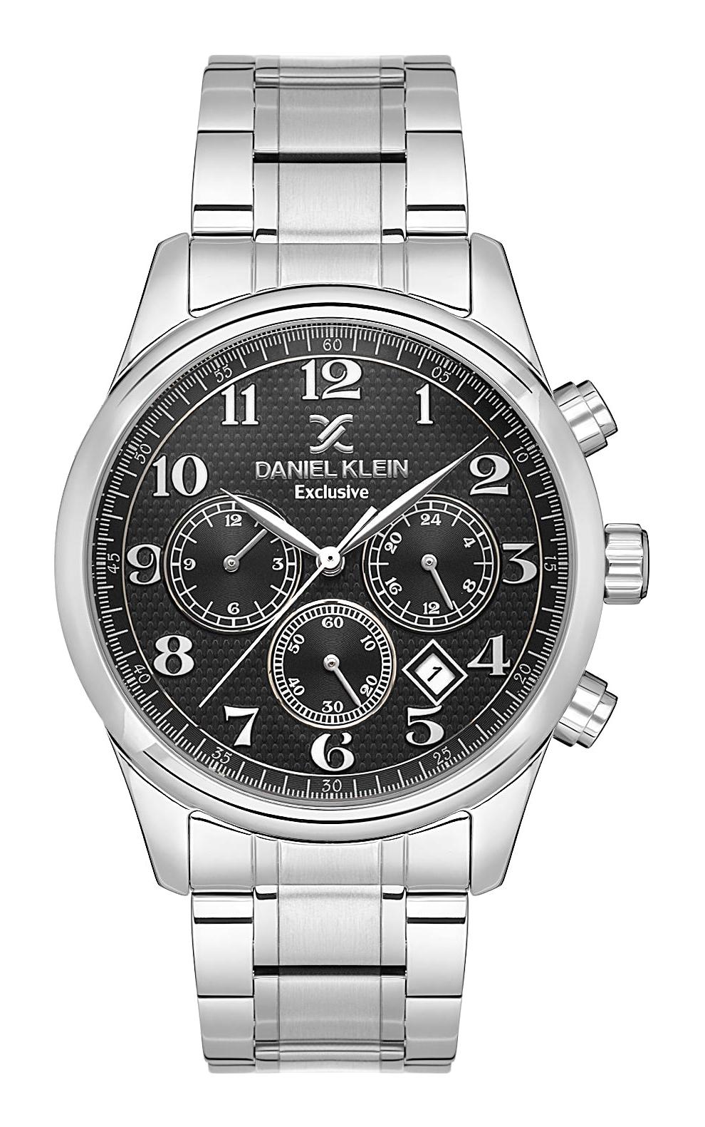 Daniel Klein DK.1.13637-2 Takvimli 42 mm Çelik Kordon Analog Erkek Kol Saati