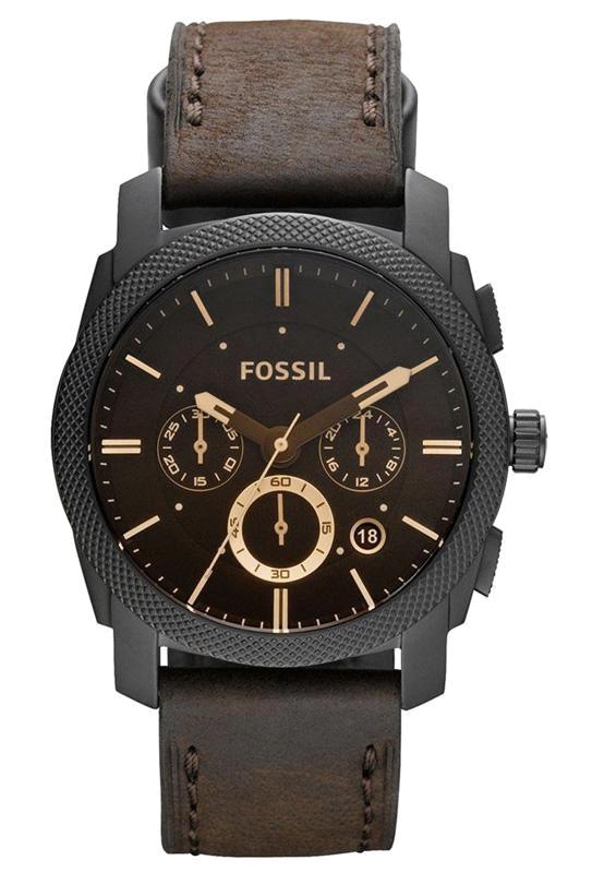 Best My Silver FFS4656 Takvimli 42 mm Kahverengi Deri Kordon Analog Erkek Kol Saati