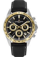 Jacques Lemans LİVERPOOL 1-1877D Takvimli 41 mm Siyah Çelik Kordon Analog Erkek Kol Saati
