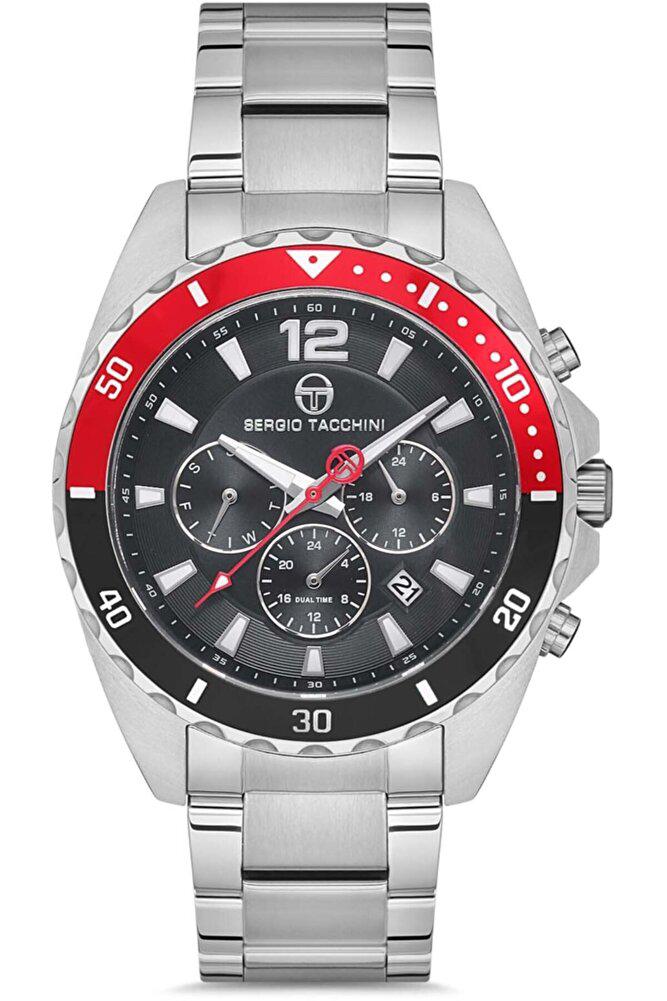 Sergio Tacchini ST.1.10112.1 Takvimli 45 mm Metal Kordon Analog Erkek Kol Saati