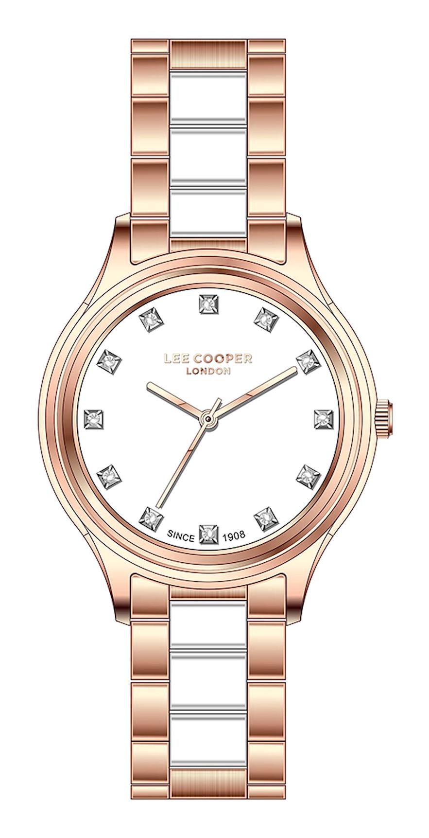 Lee Cooper LC07874.430 Plastik Kordon Analog Kadın Kol Saati