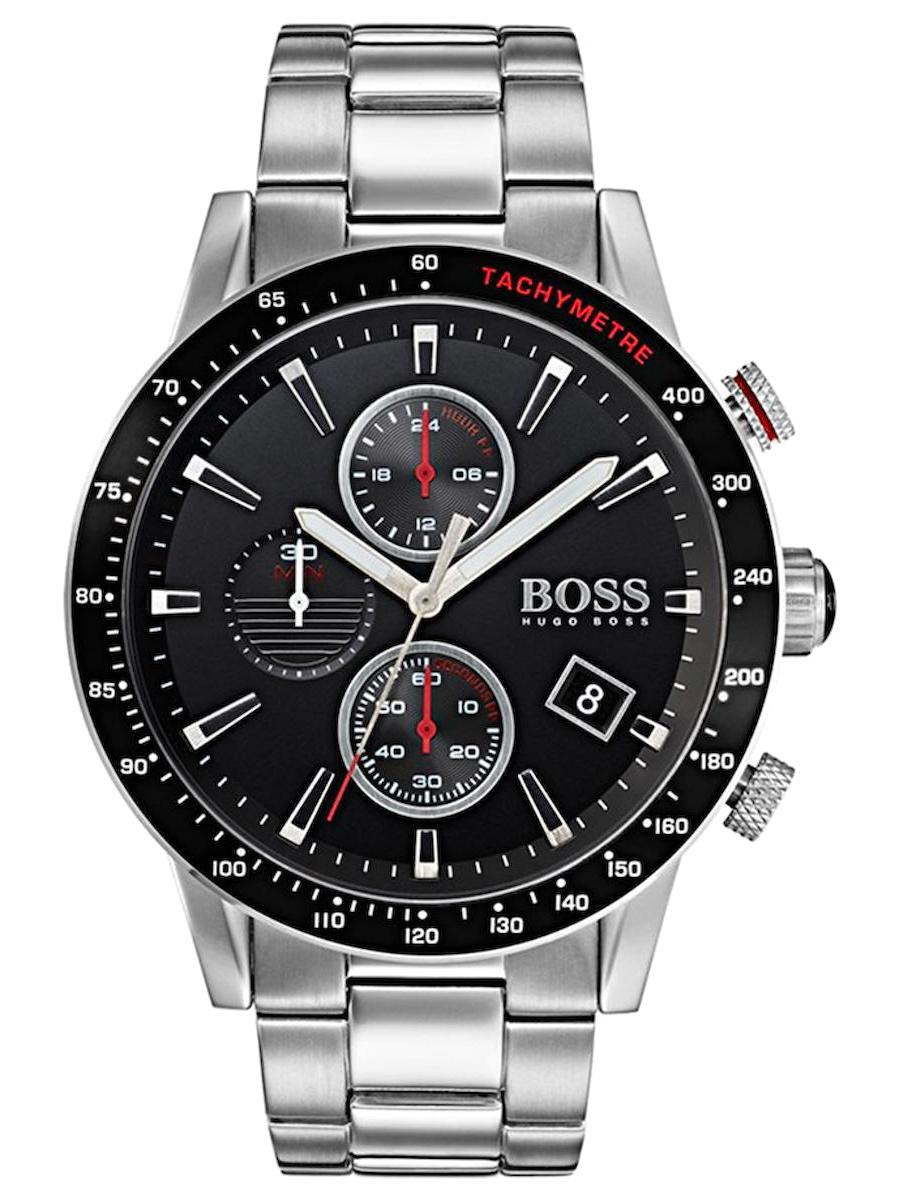 Hugo Boss HB1513509 Pusulalı Takvimli Çelik Kordon Analog Erkek Kol Saati