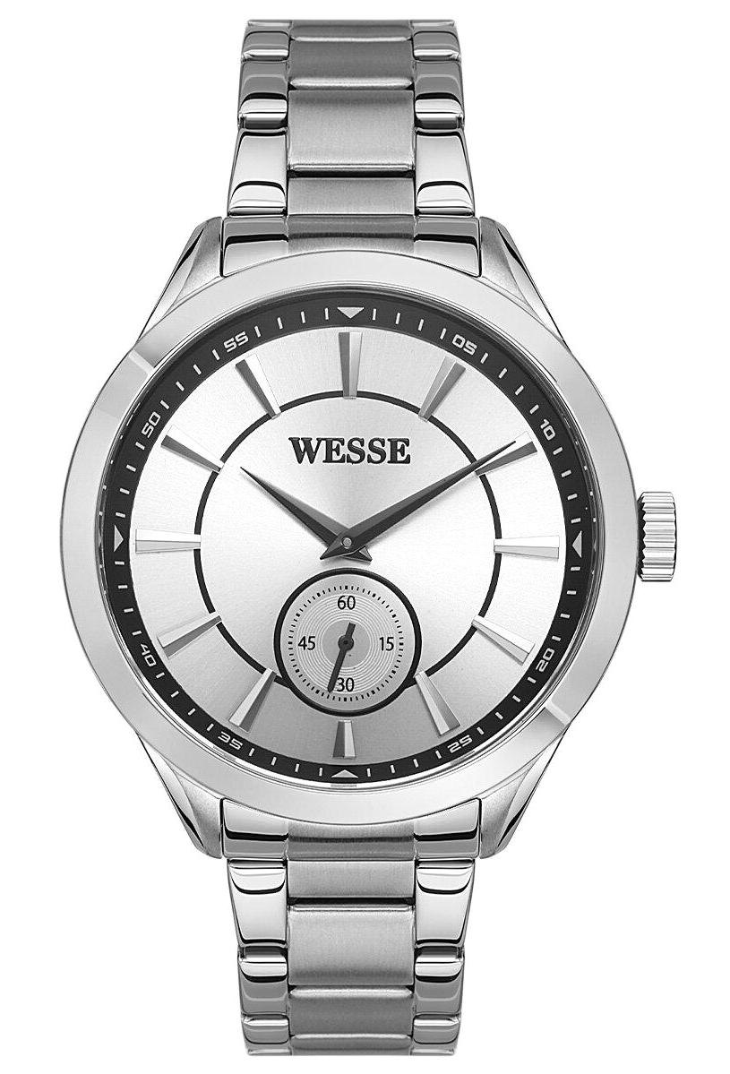 Wesse WWG207505 Pusulalı 44 mm Çelik Kordon Analog Erkek Kol Saati