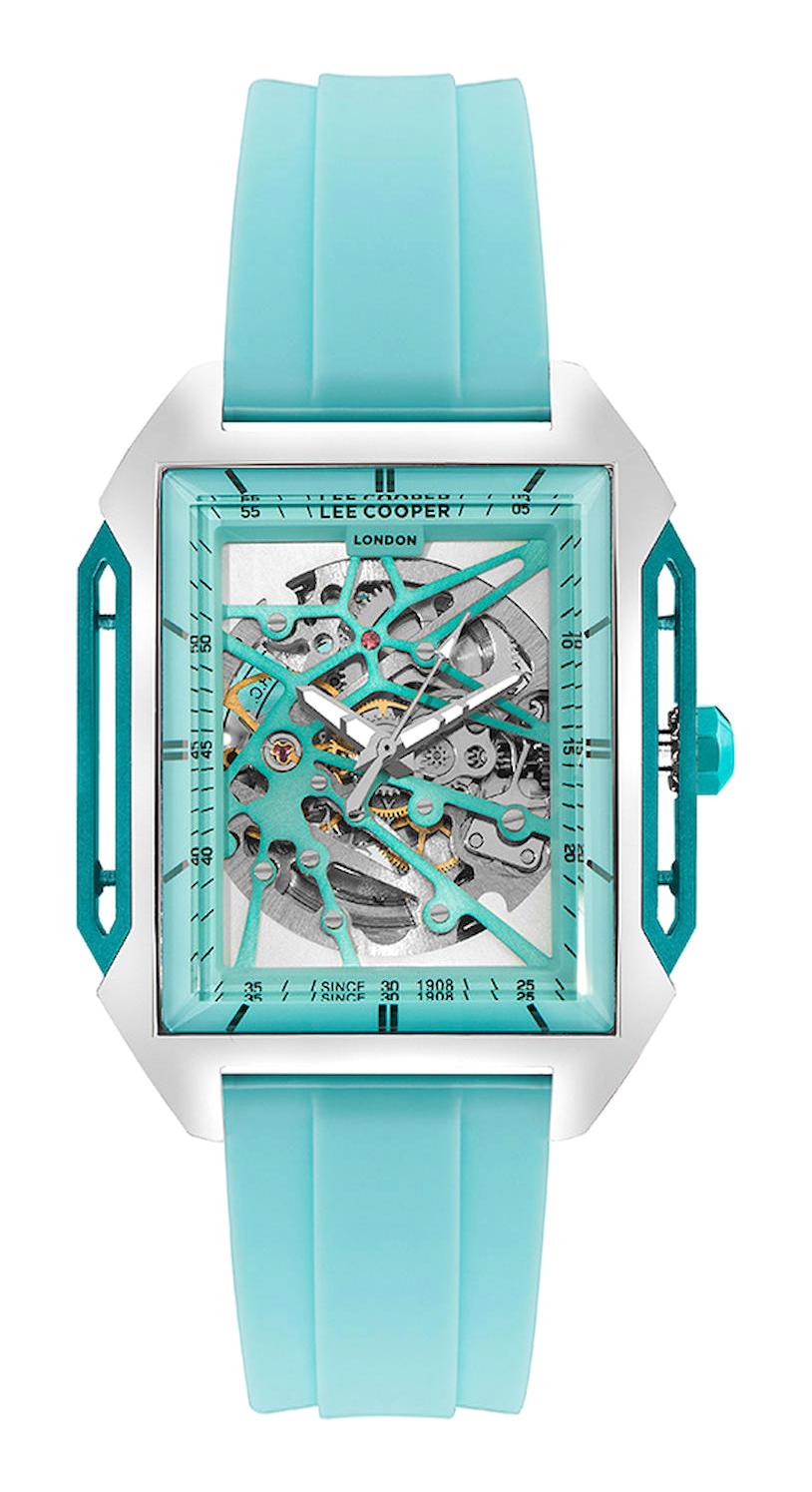 Lee Cooper LC07900.399 Mavi Plastik Kordon Analog Erkek Kol Saati