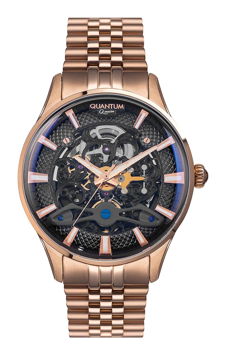 Quantum QMG915.450 46-50 mm Rose Gold Çelik Kordon Analog Erkek Kol Saati