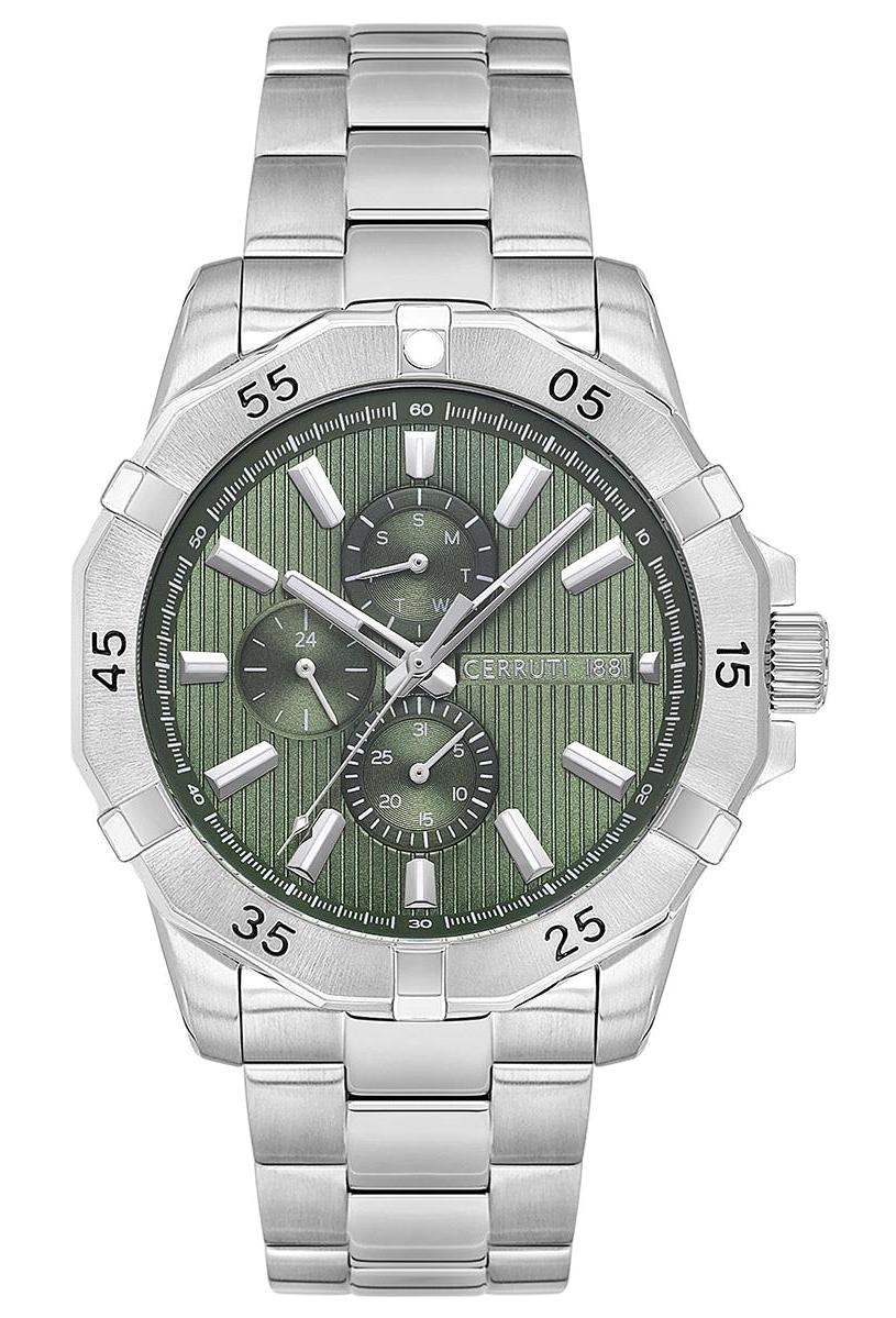 Cerruti 1881 CIWGK0019401 Takvimli Çelik Kordon Analog Erkek Kol Saati