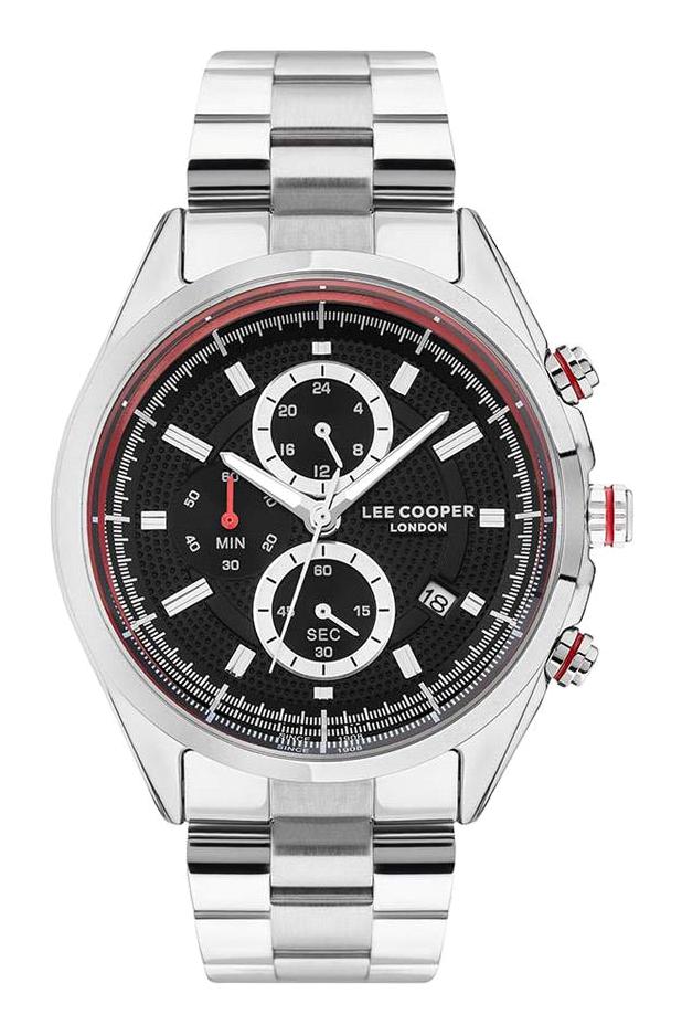 Lee Cooper LC07399.350-NM Takvimli 45 mm Çelik Kordon Analog Erkek Kol Saati