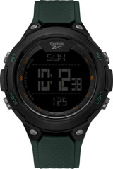 Reebok RV-THR-G9-PBPG-BR Takvimli 54 mm Yeşil Plastik Kordon Dijital Kol Saati