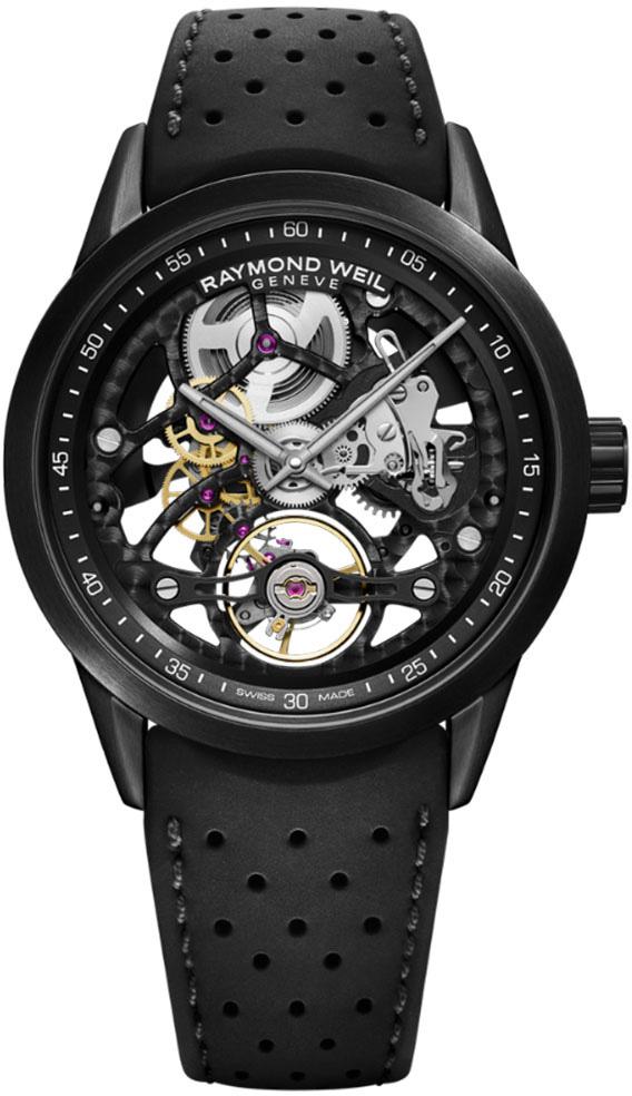 Raymond Weil RW2785BKR20000 42 mm Siyah Silikon Kordon Analog Erkek Kol Saati