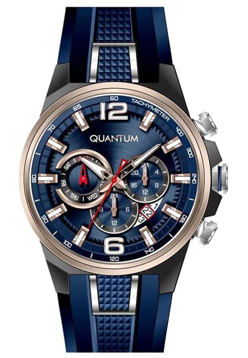 Quantum PWG924.899 Takvimli 45 mm Çelik Kordon Analog Kol Saati