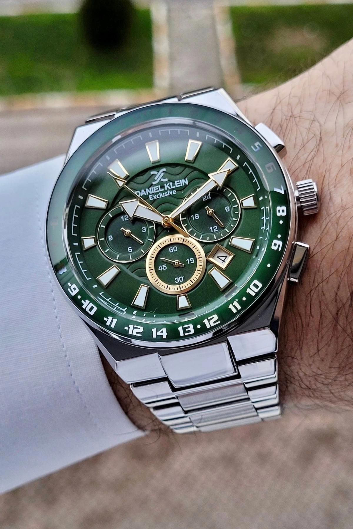 Daniel Klein DKISTE984 Takvimli 42 mm Çelik Kordon Analog Erkek Kol Saati