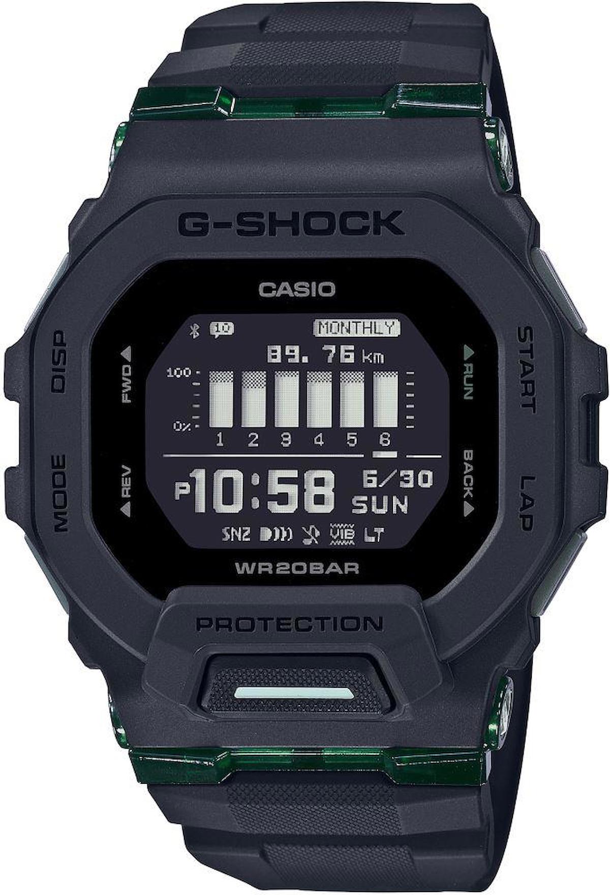 Casio GBD-200UU-1DR Takvimli 39 mm Füme Metal Kordon Analog Kol Saati