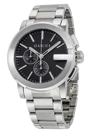 Gucci YA101204 Takvimli 44 mm Çelik Kordon Analog Erkek Kol Saati