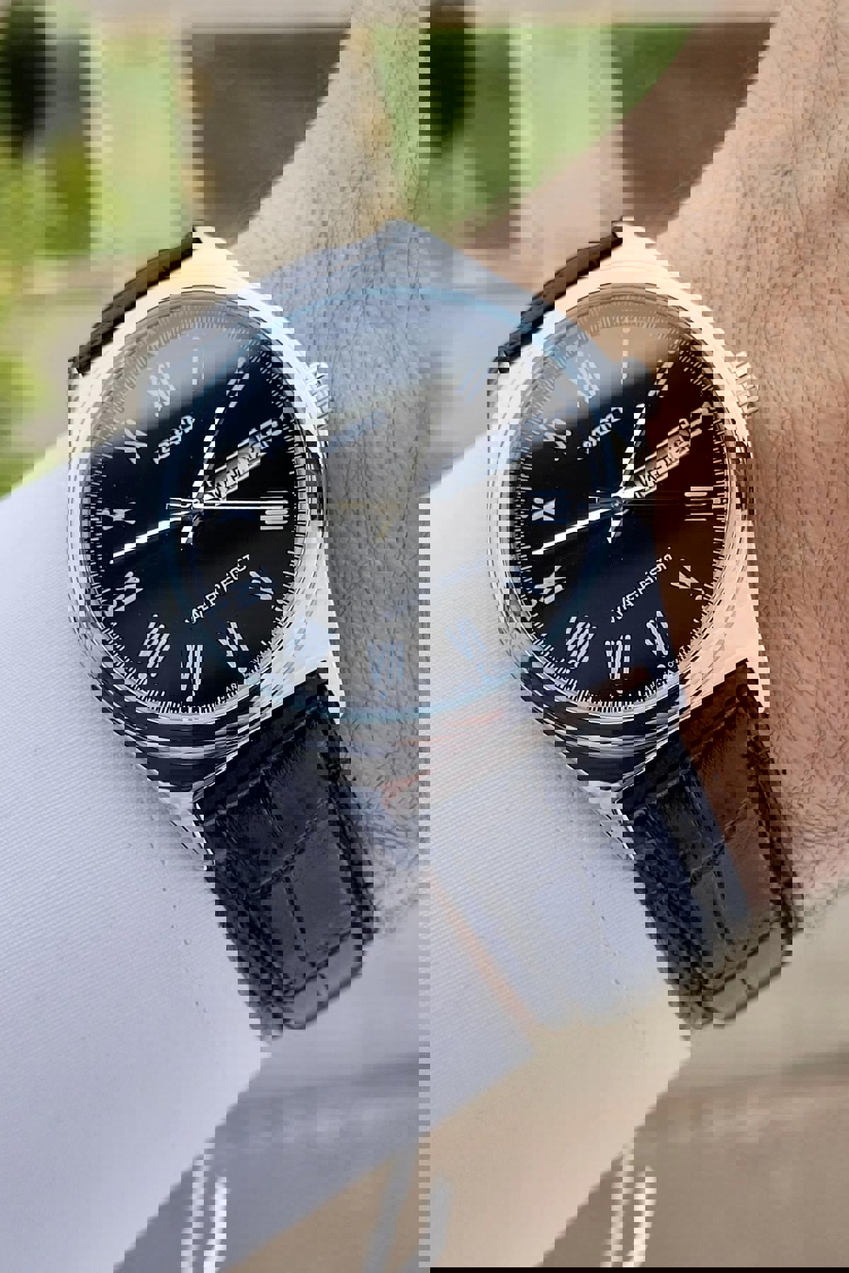 Casio CSISTE8 Takvimli Siyah Deri Kordon Analog Erkek Kol Saati