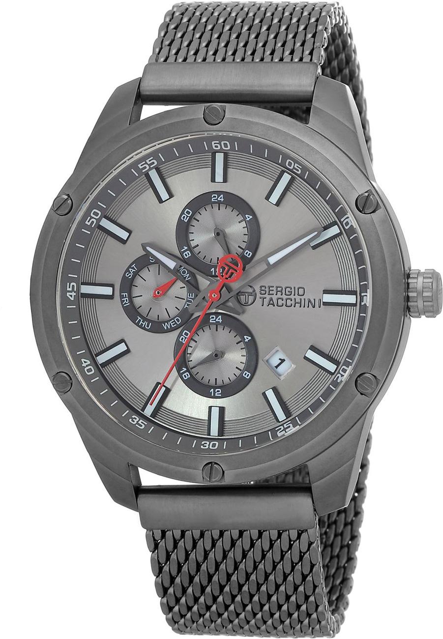 Sergio Tacchini ST.1.10039.2 Takvimli 43 mm Çelik Kordon Analog Kol Saati