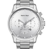 Northwest NW-2105-A Takvimli 45 mm Çelik Kordon Analog Erkek Kol Saati