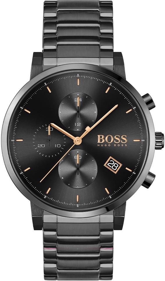 Hugo Boss HB1513780 Siyah Çelik Kordon Analog Erkek Kol Saati