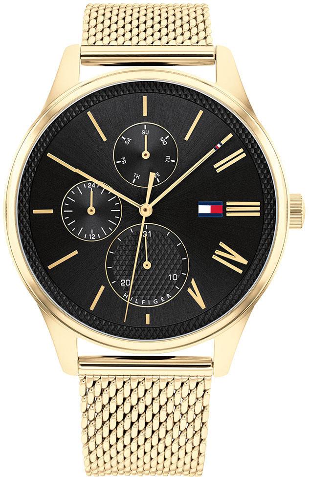 Tommy Hilfiger TH1791848 Takvimli 44 mm Altın Çelik Kordon Analog Erkek Kol Saati