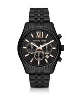 Michael Kors MK8467 Takvimli 45 mm Siyah Çelik Kordon Analog Erkek Kol Saati