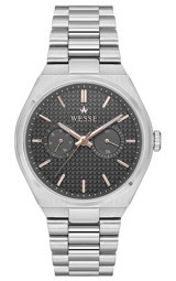 Wesse WWG209601 Pusulalı Takvimli 42 mm Metal Kordon Analog Erkek Kol Saati