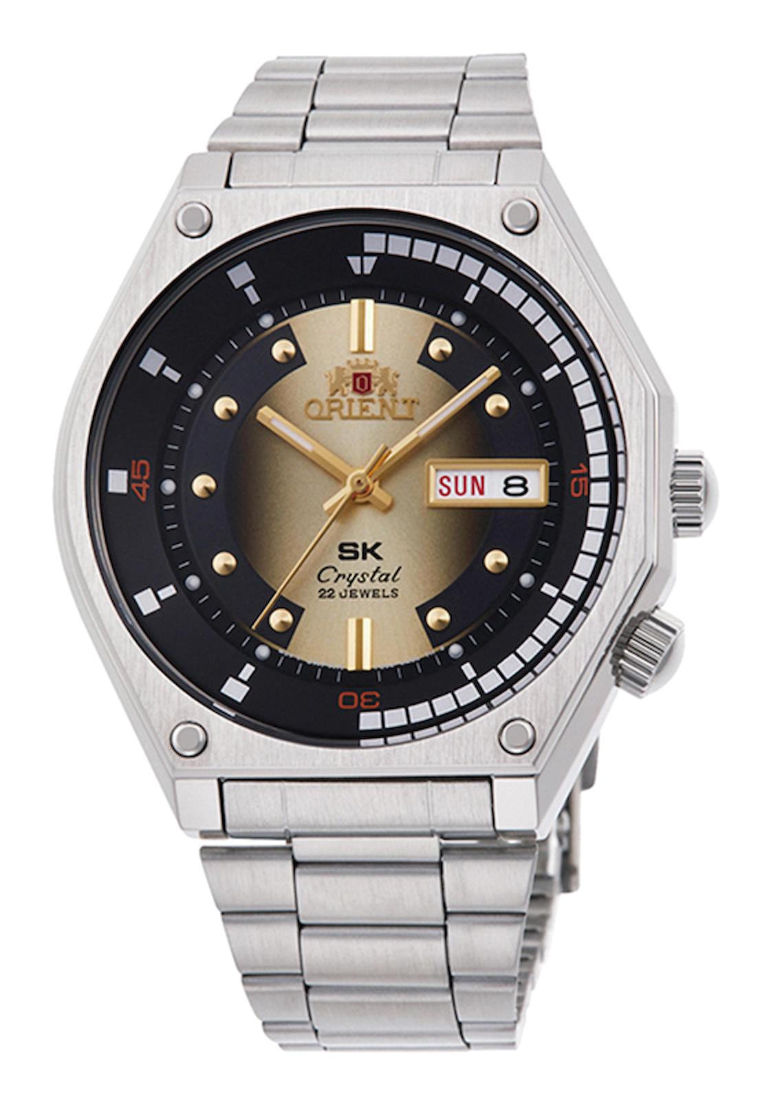 Orient RA-AA0B01G19B Takvimli 42 mm Çelik Kordon Analog Erkek Kol Saati
