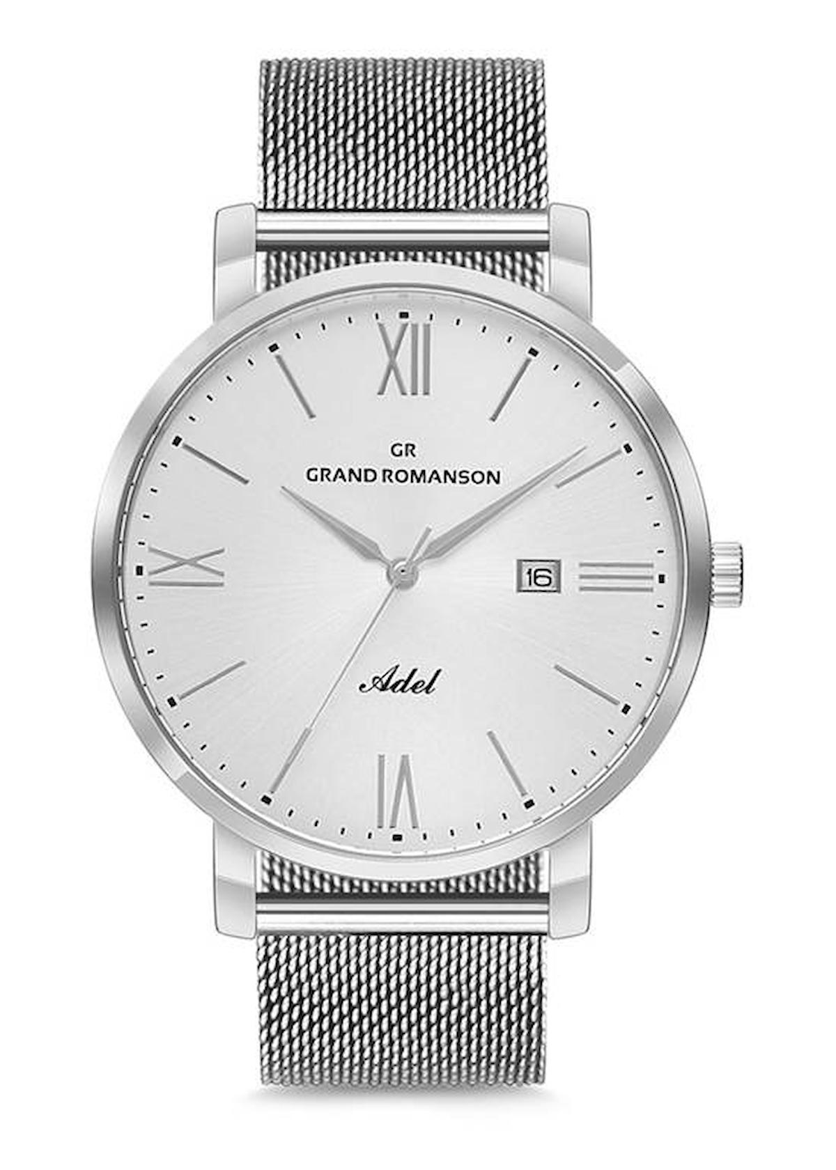 Grand Romanson GR.1.AG1084.01 Takvimli 42 mm Çelik Kordon Analog Erkek Kol Saati